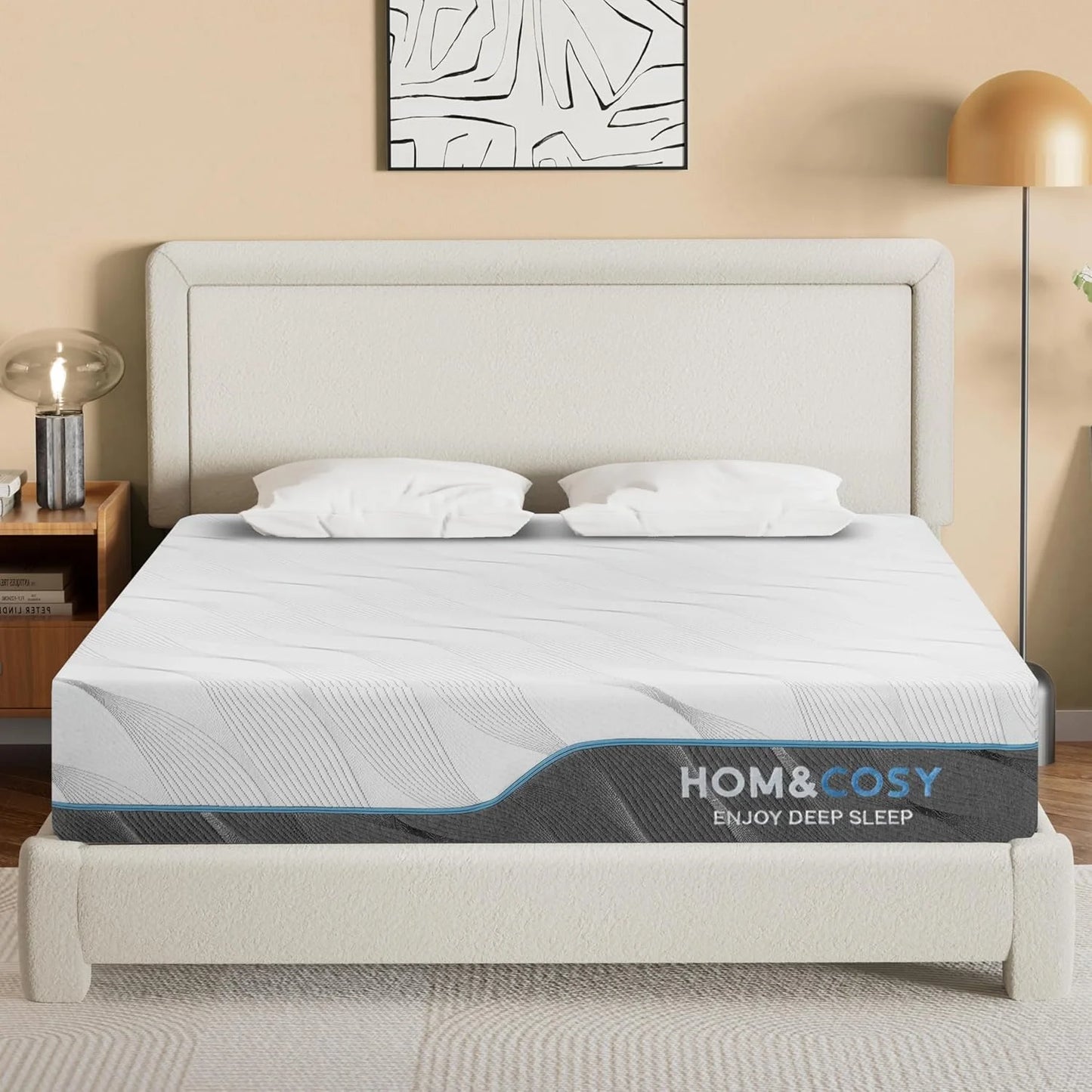Hcore Flippable Memory Foam Mattress With Gel Foam Bamboo Layer