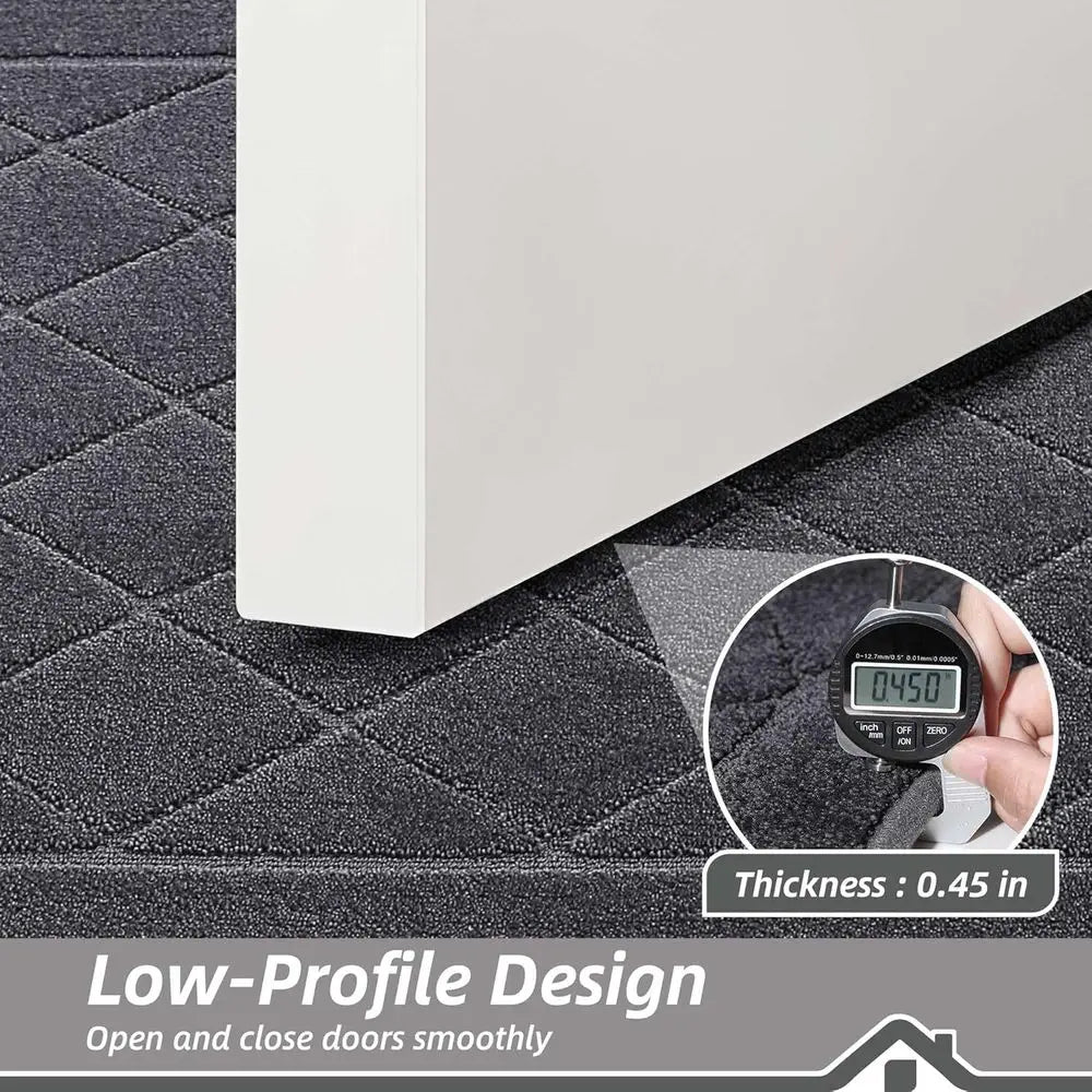 Non-Slip Door Mat Washable Entryway Rug Absorbent Welcome Mat