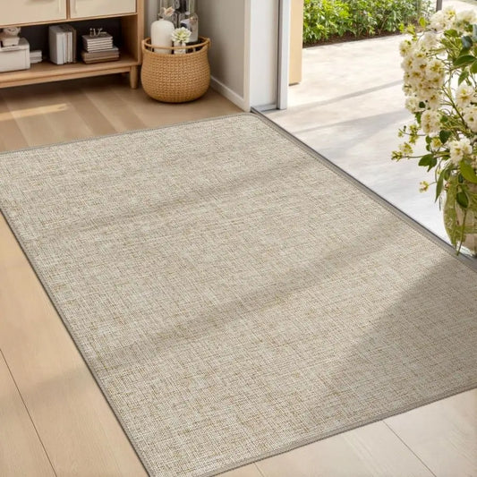 Ultra Thin Indoor Door Mat Non Slip Backing Washable Mat
