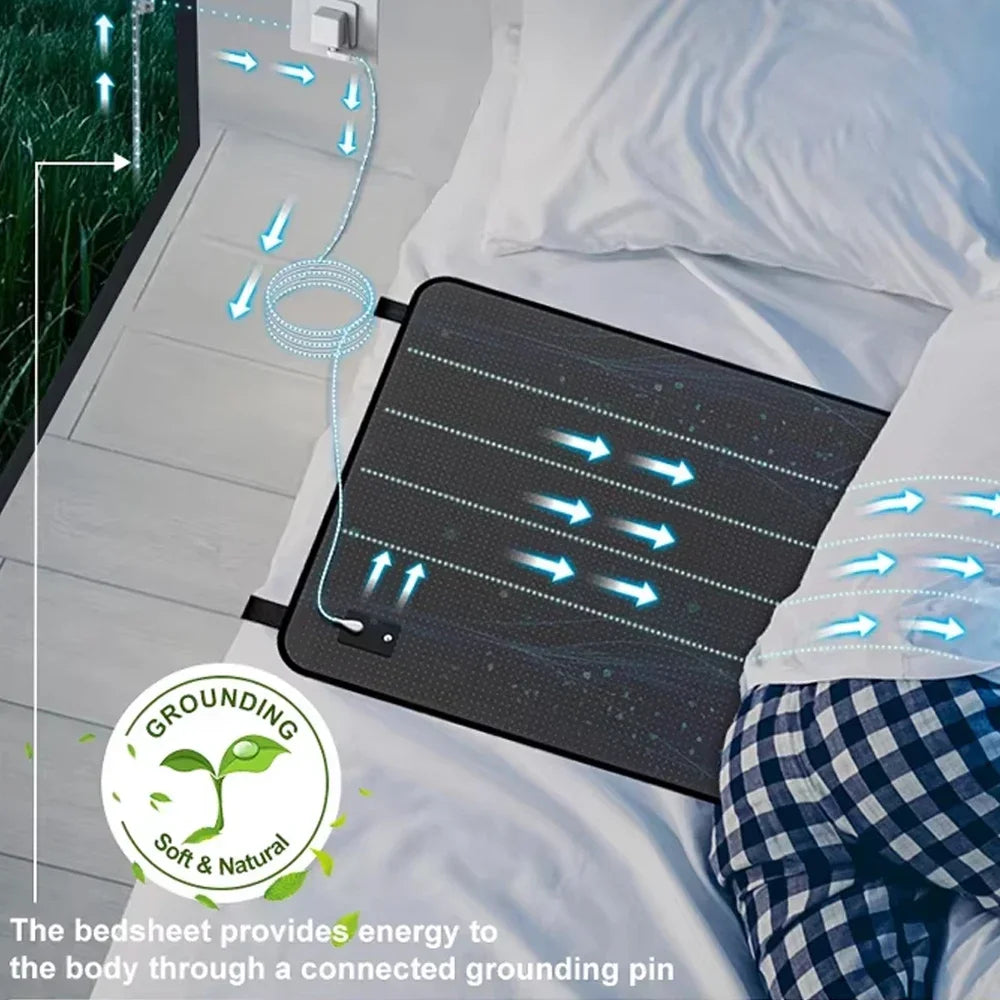 Grounding Mattress Conductive Earthing Sleep Mat For Anti Static Rest