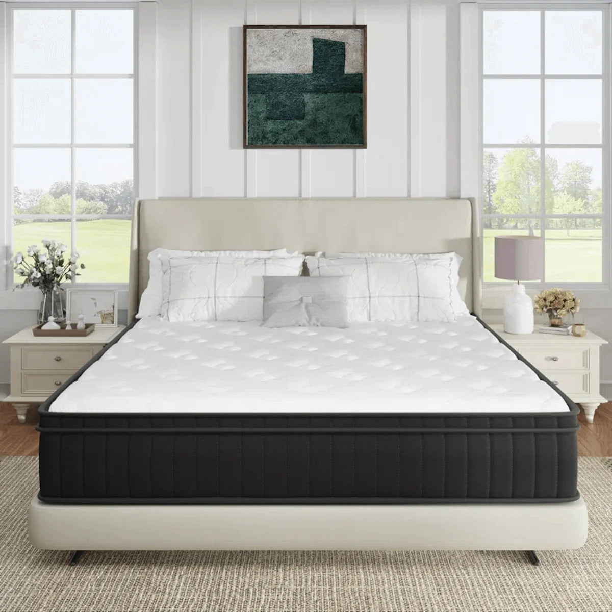 Amztree Hybrid Mattress With Memory Foam And Pocket Spring Support