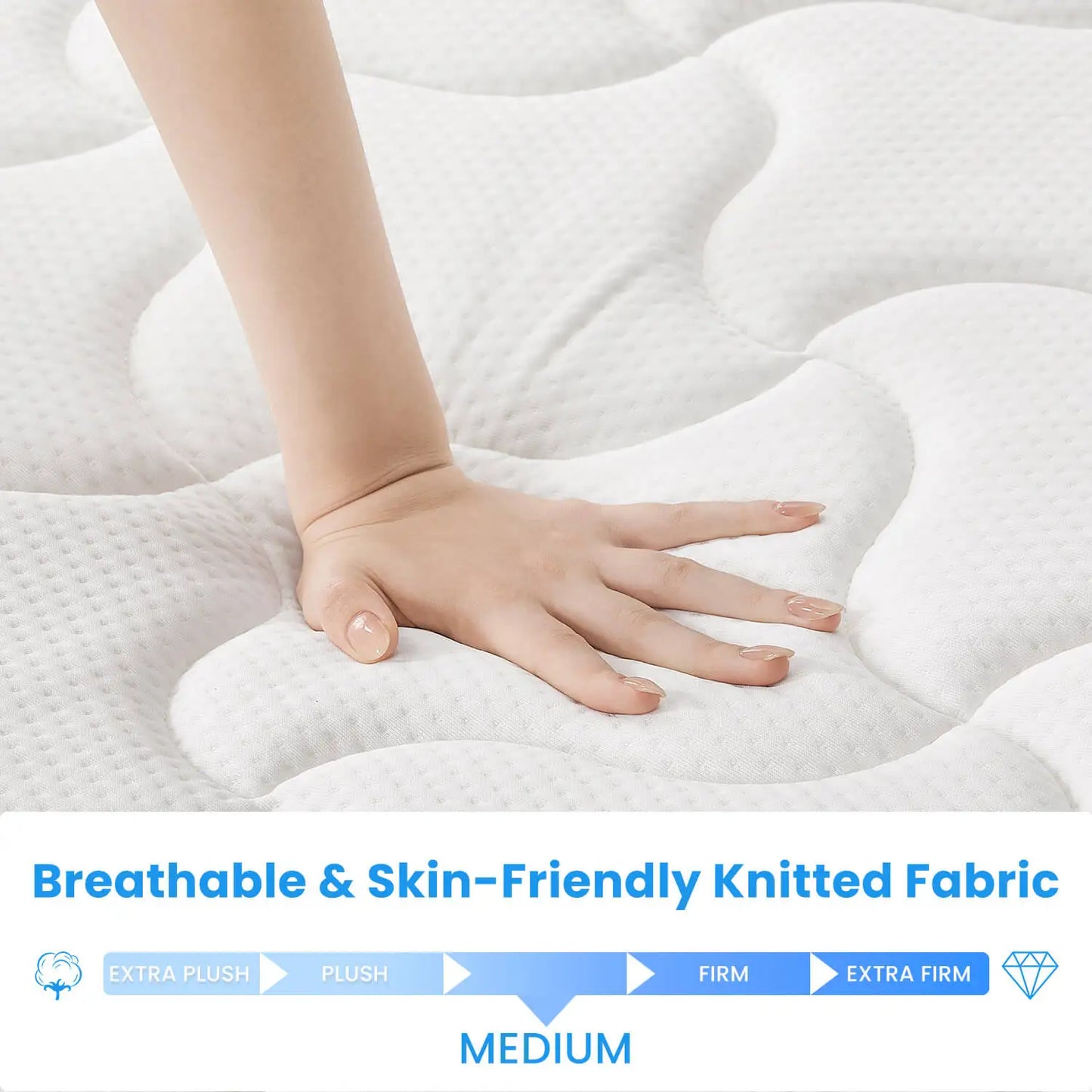 Amztree Hybrid Mattress With Memory Foam And Pocket Spring Support