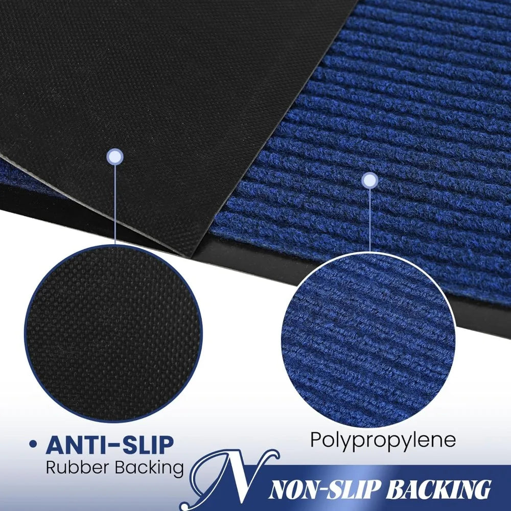 Heavy Duty Outdoor Indoor Doormat Low Profile Front Door Mat