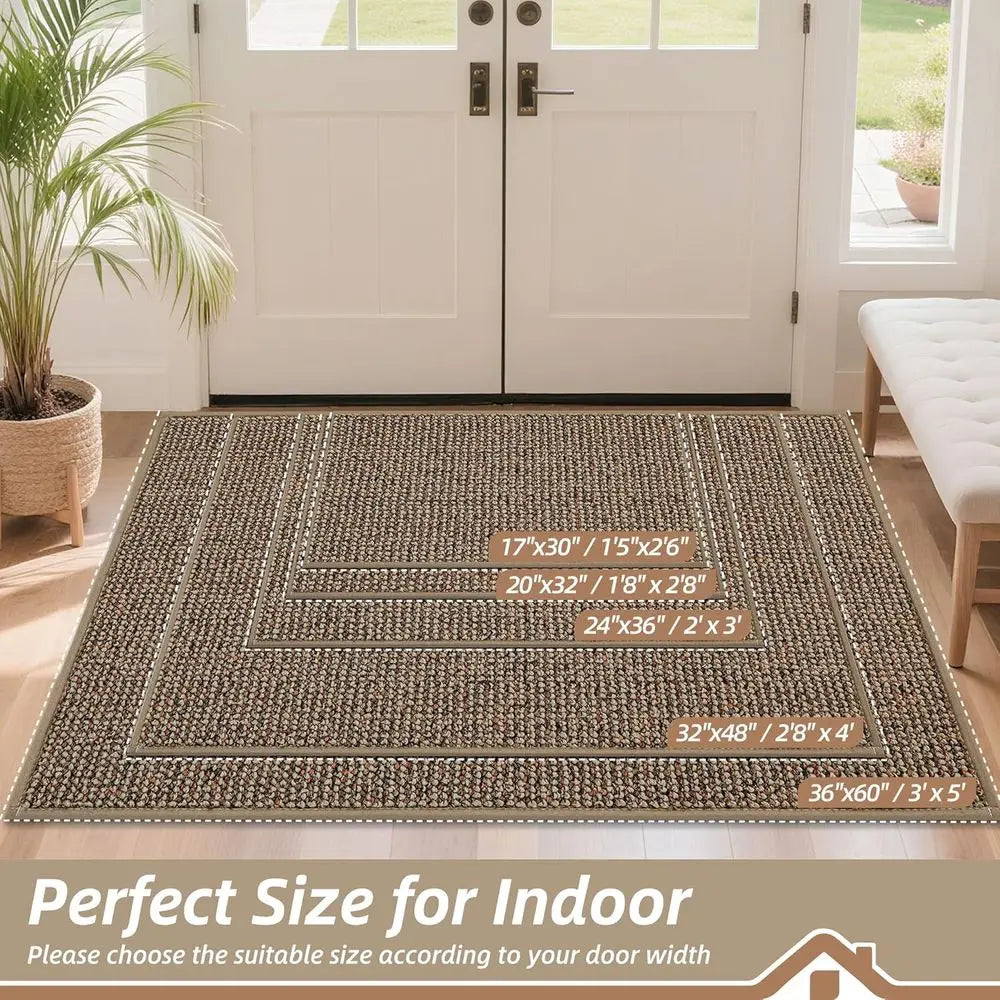 Dirt Trapper Door Mat Non Slip Washable Entrance Mat