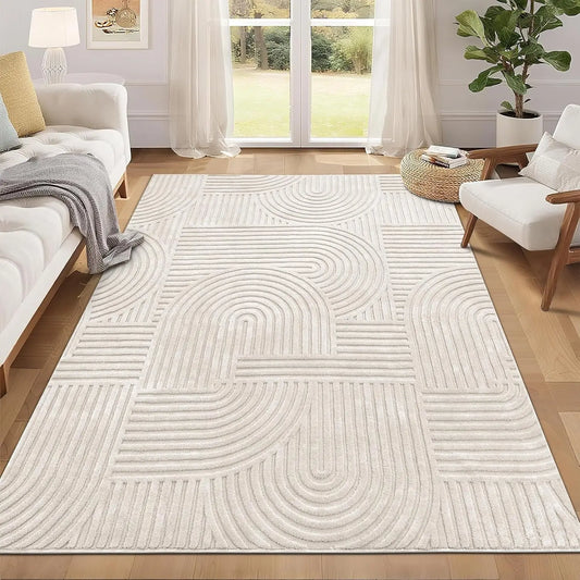 Washable Soft Non Slip Area Rug For Living Room Kitchen