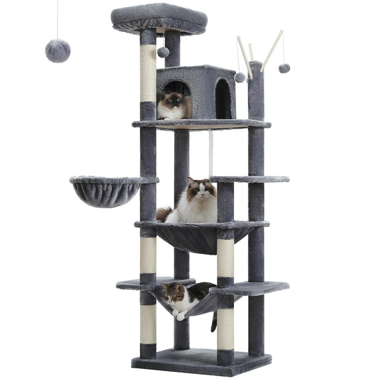 PAWZ Road Cat Tree For Indoor Cats Plush Scratching Condo