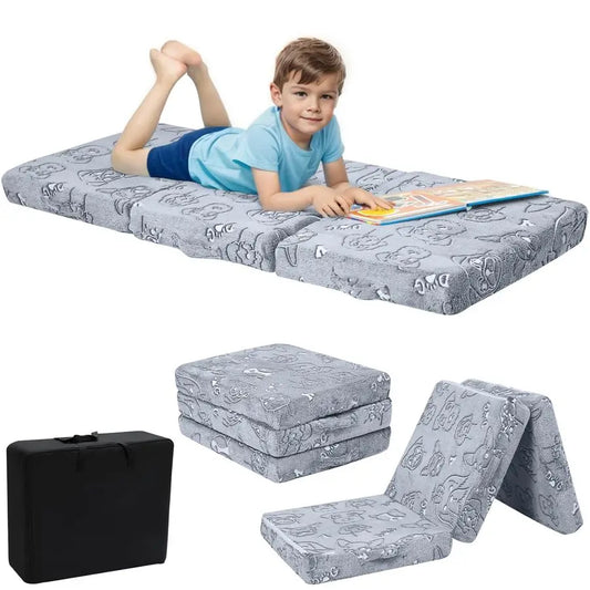 Glow In Dark Foldable Floor Mattress For Kids Nap Mat