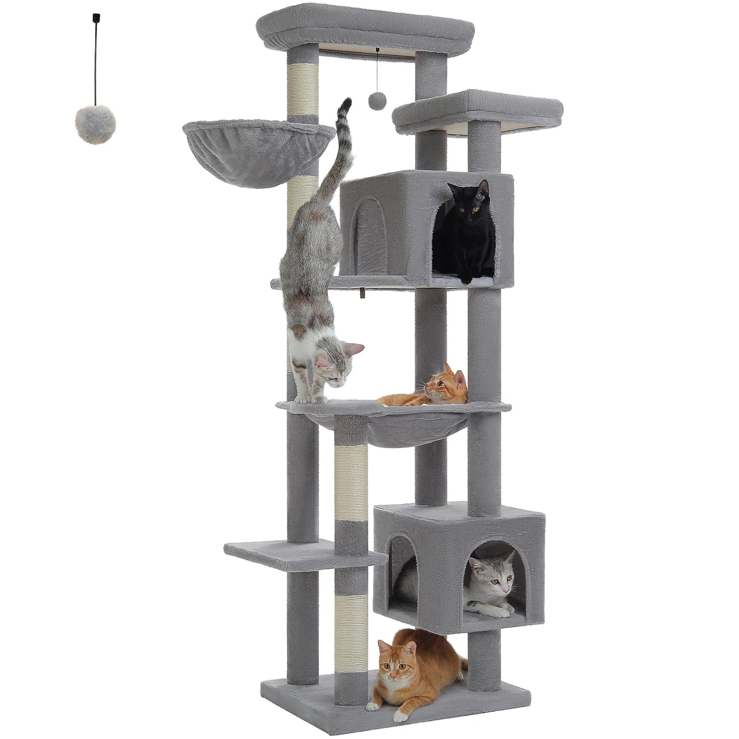 PAWZ Road Cat Tree For Indoor Cats Plush Scratching Condo