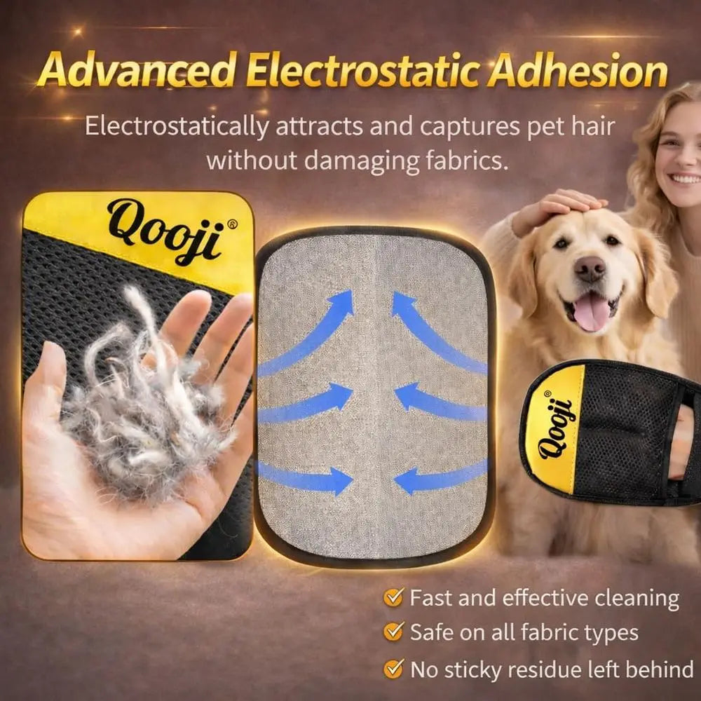 Reusable Pet Hair Removal Glove For Dogs And Cats Deshedding