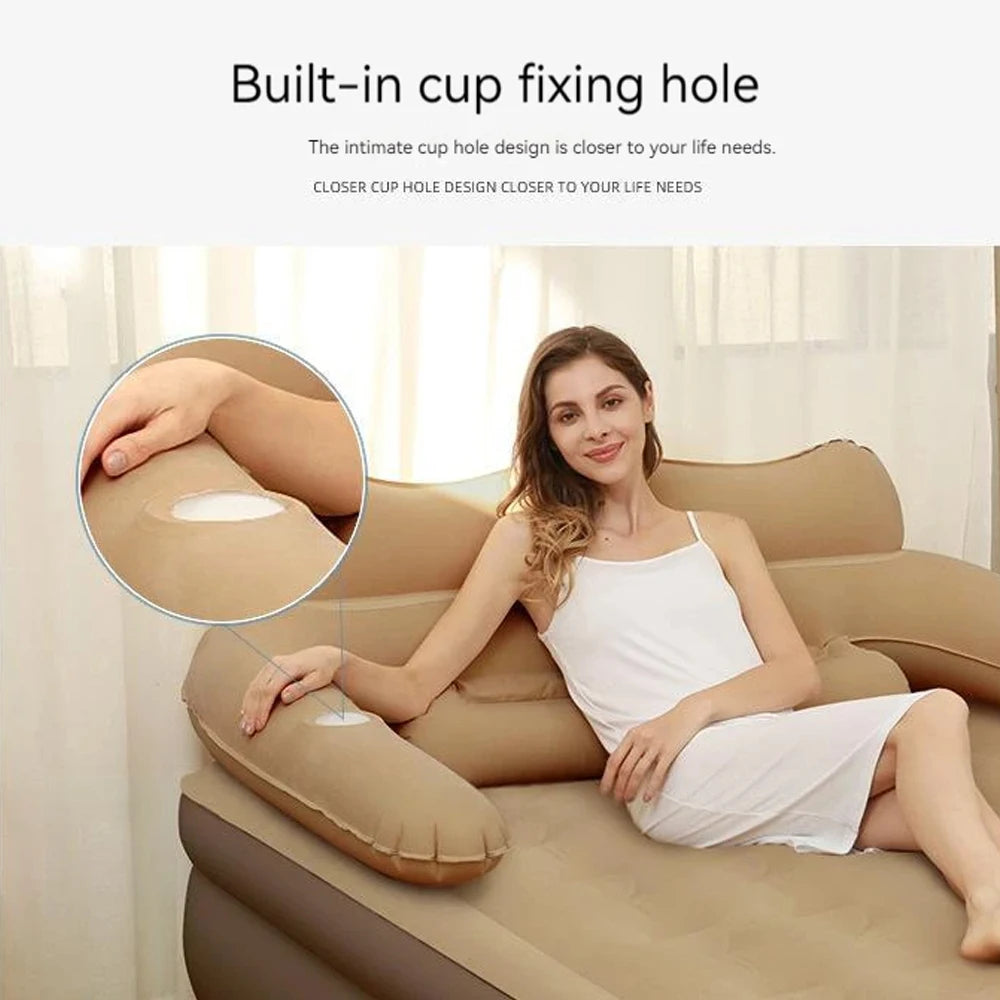 NONECN Two Person Inflatable Mattress For Camping Home Indoor Use