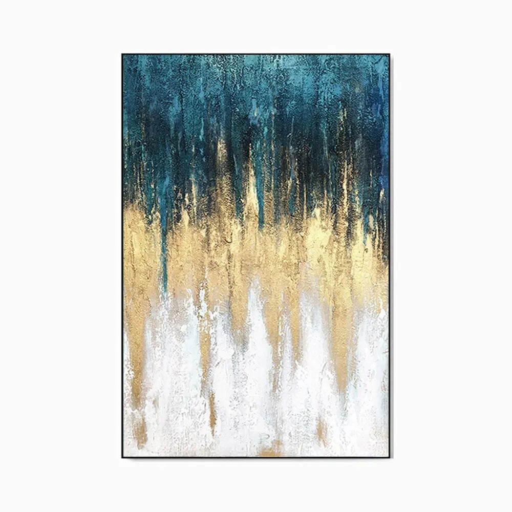 Luxury Handmade Abstract Oil Painting Wall Art  Modern Minimalist Thick Texture Canvas Mural for Living Room Decor Frameless Des