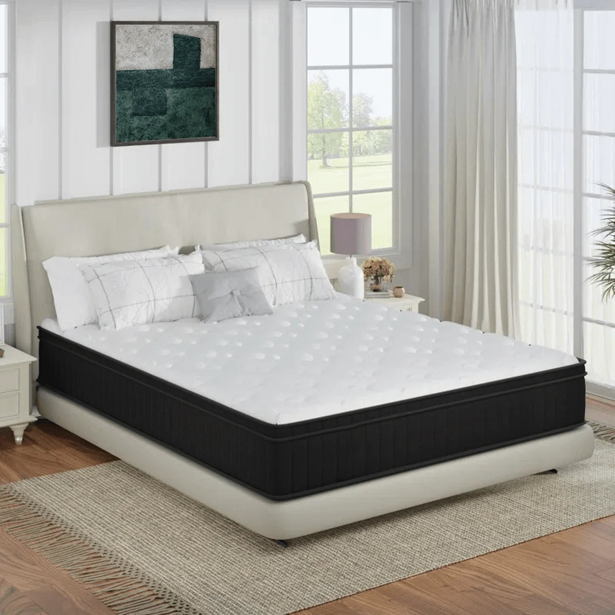 Amztree Hybrid Mattress With Memory Foam And Pocket Spring Support