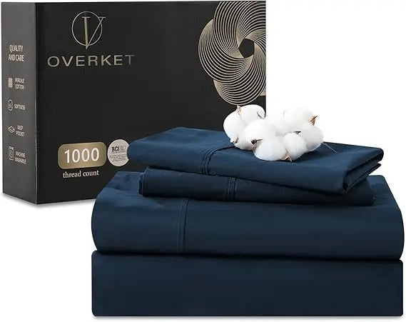 1000 Thread Count Egyptian Cotton Sheet Set Sateen