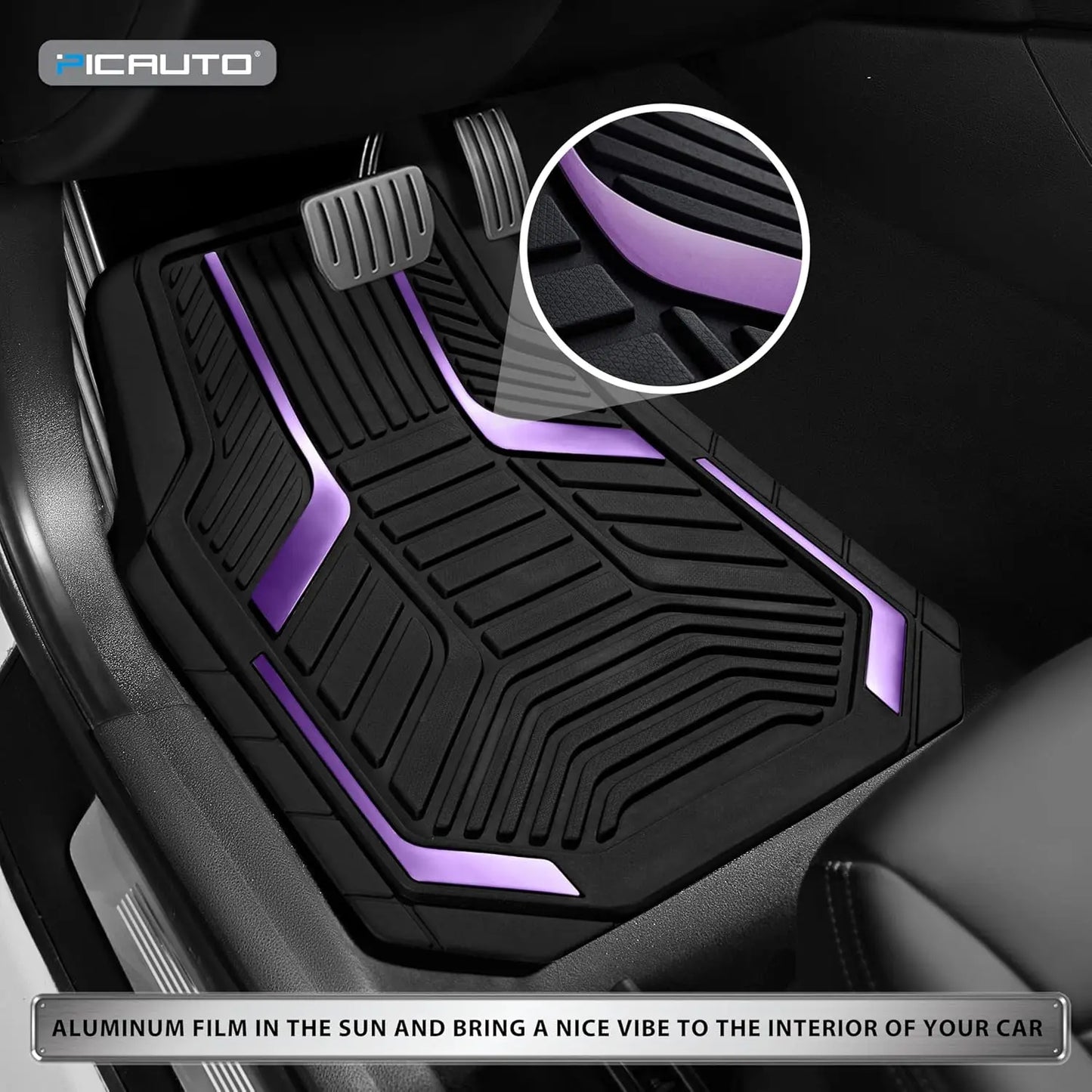Heavy Duty Rubber Car Floor Mats With Anti Slip Backing
