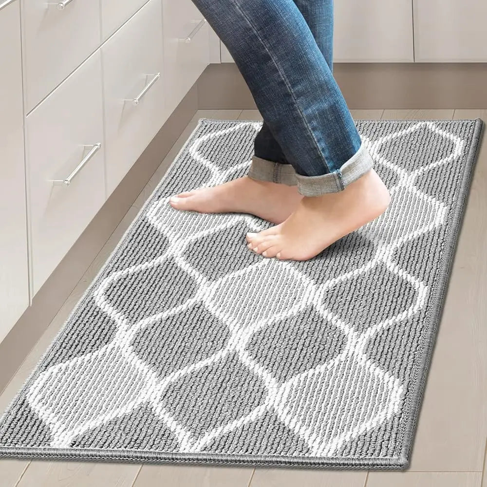 DIXSG Non Skid Kitchen Runner Rug Absorbent Cotton Floor Mat