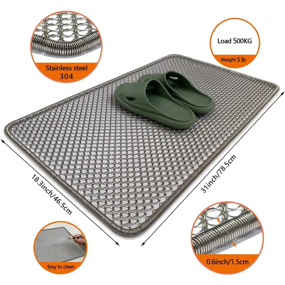 Outdoor Entrance Door Mat Waterproof Odorless Easy To Clean All Weather