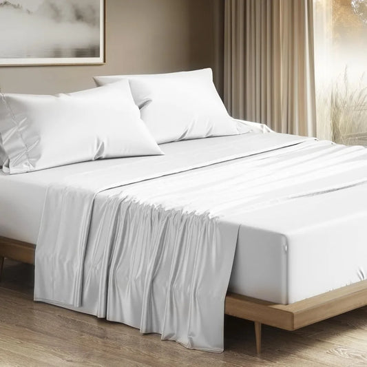 Egyptian Cotton Sheets Set 100 TC Silky Soft Polyester