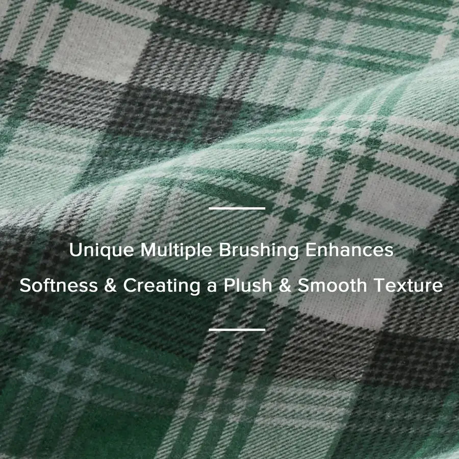 Cotton Flannel Sheet Set Cottage Charms Print Bedding Collection