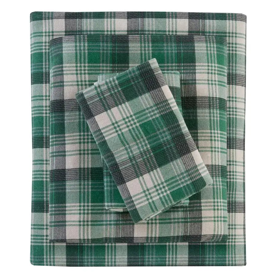 Cotton Flannel Sheet Set Cottage Charms Print Bedding Collection