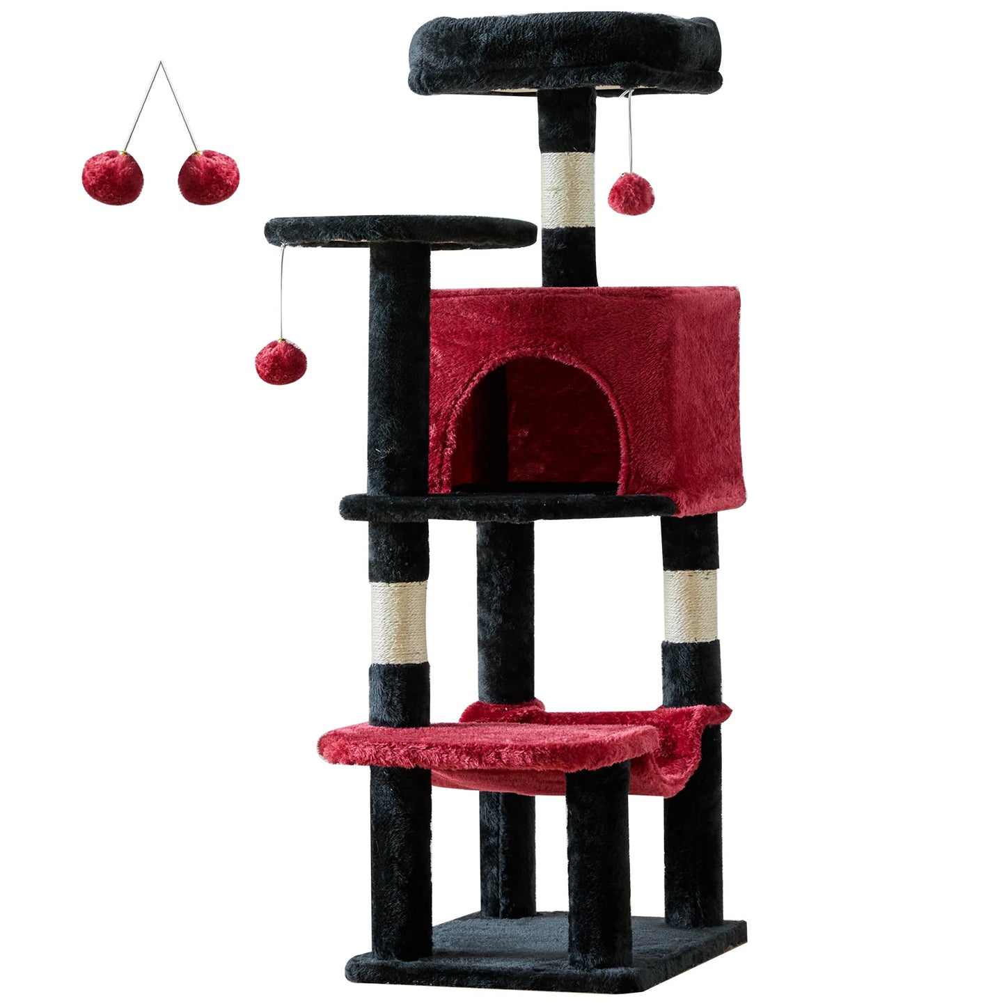 JHK Cat Tree Indoor Multi Cat Climbing Tower With Scratching Posts