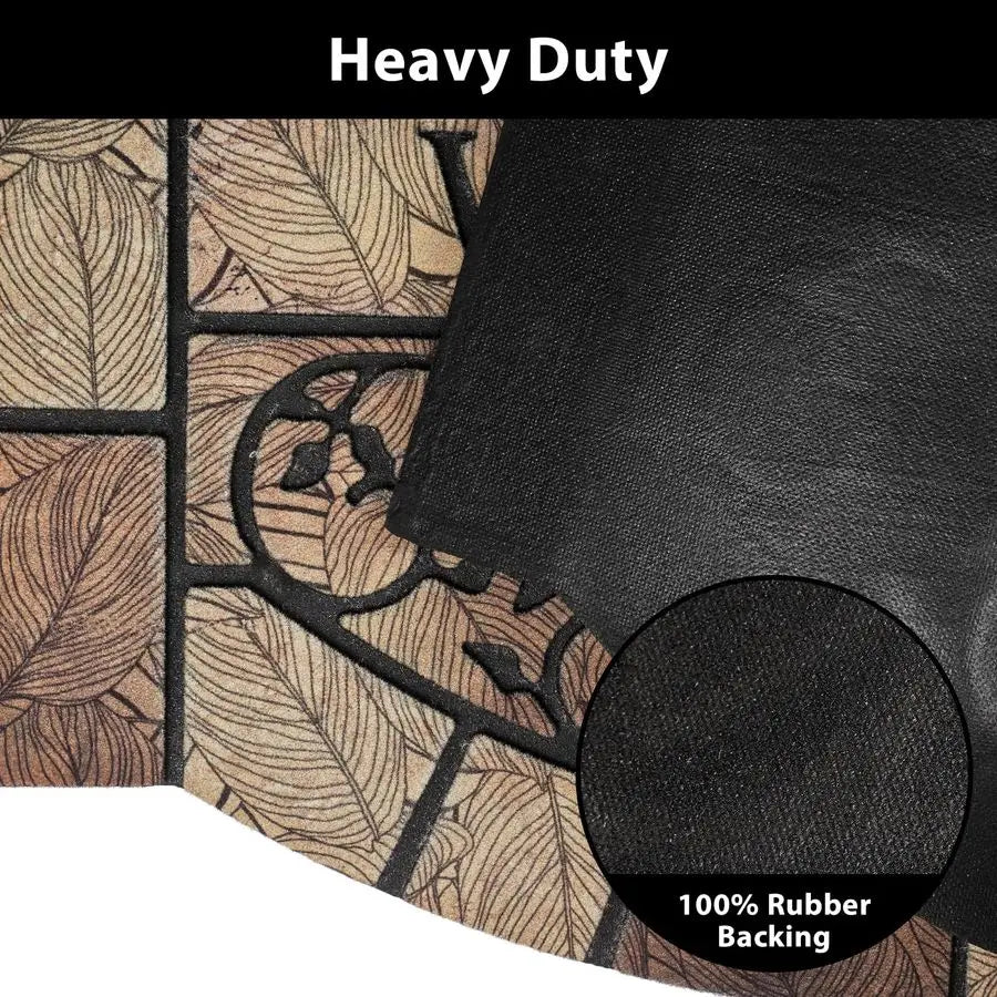 Heavy Duty Welcome Door Mats Outdoor Non Slip Rubber Backing