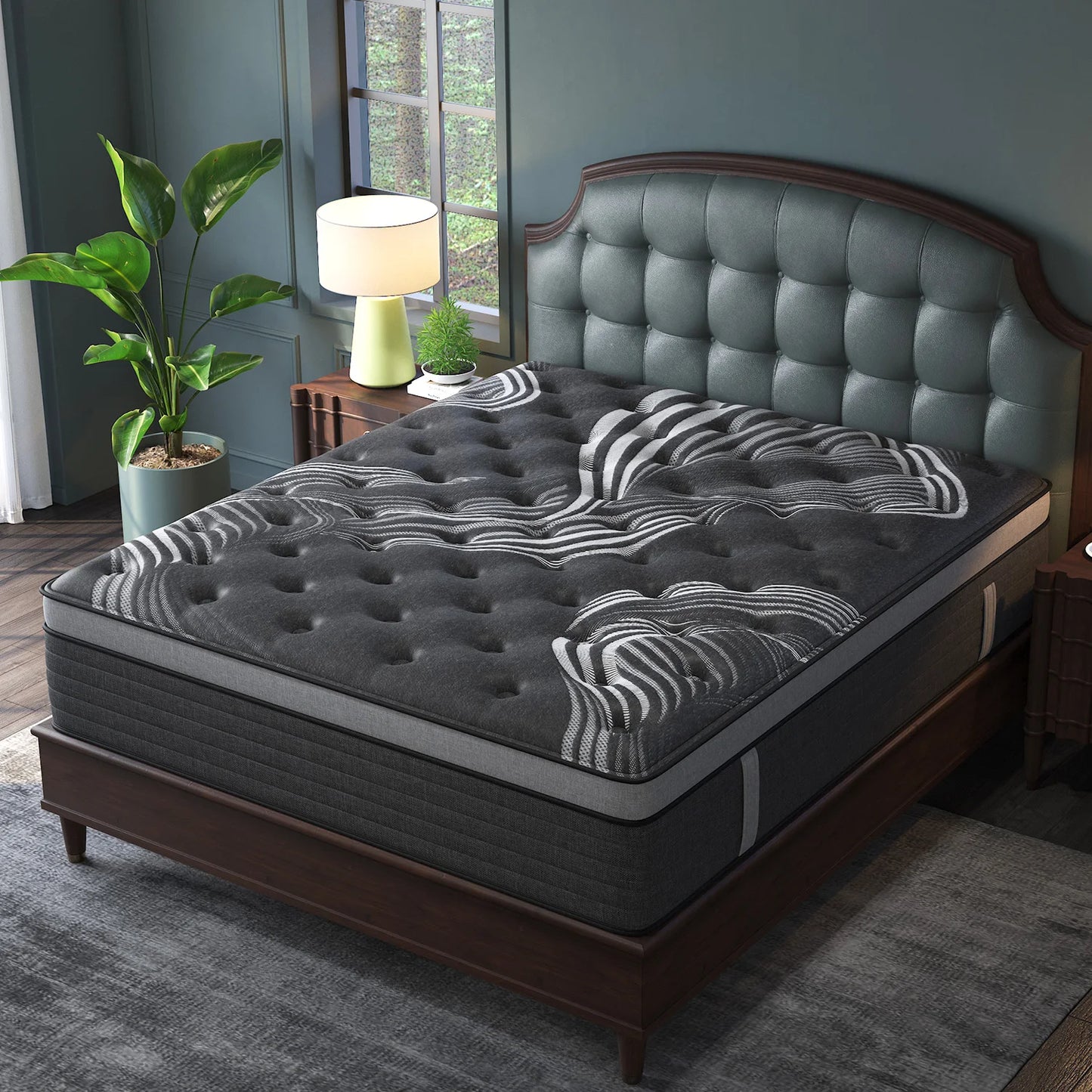 Sweetlove Gel Memory Foam Hybrid Mattress Medium Firm Motion Isolation