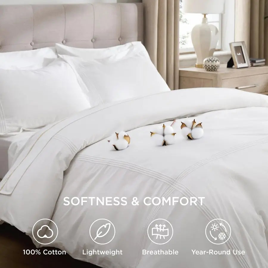 Luxurious Hotel Style Duvet Cover Bedding Set For Superior Sleep