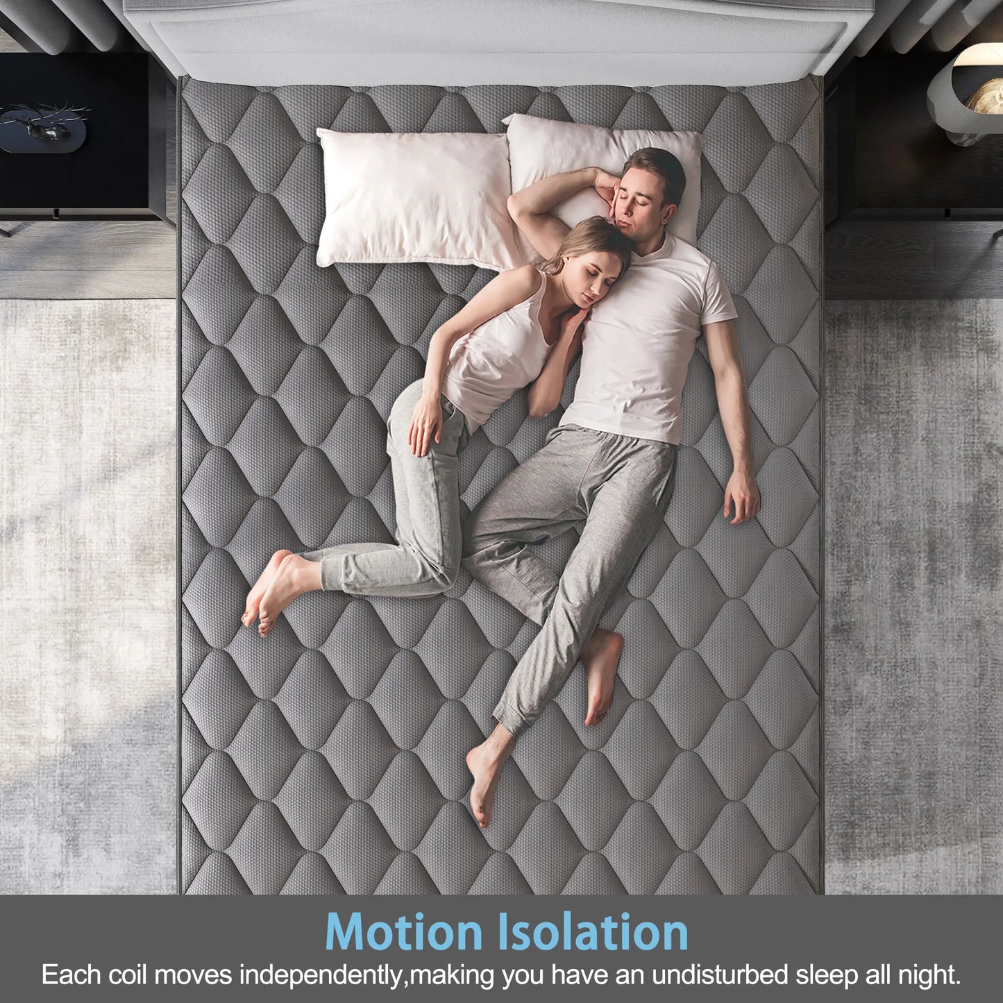Viscountess Hybrid Pocket Spring Memory Foam Euro Top Mattress