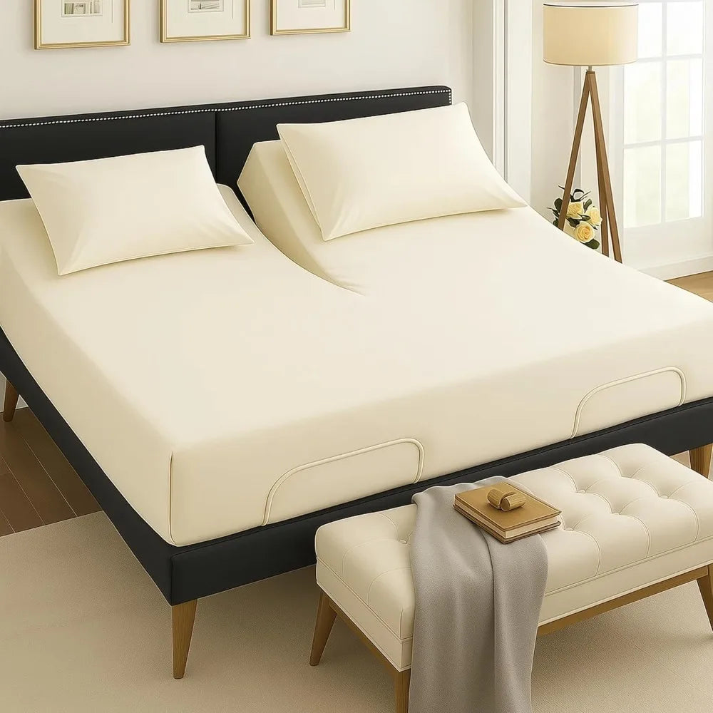 Premium 1000 Thread Count Cotton Sheets Sateen Weave Ultra Soft