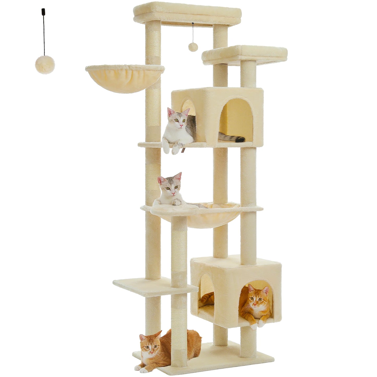 PAWZ Road Cat Tree For Indoor Cats Plush Scratching Condo