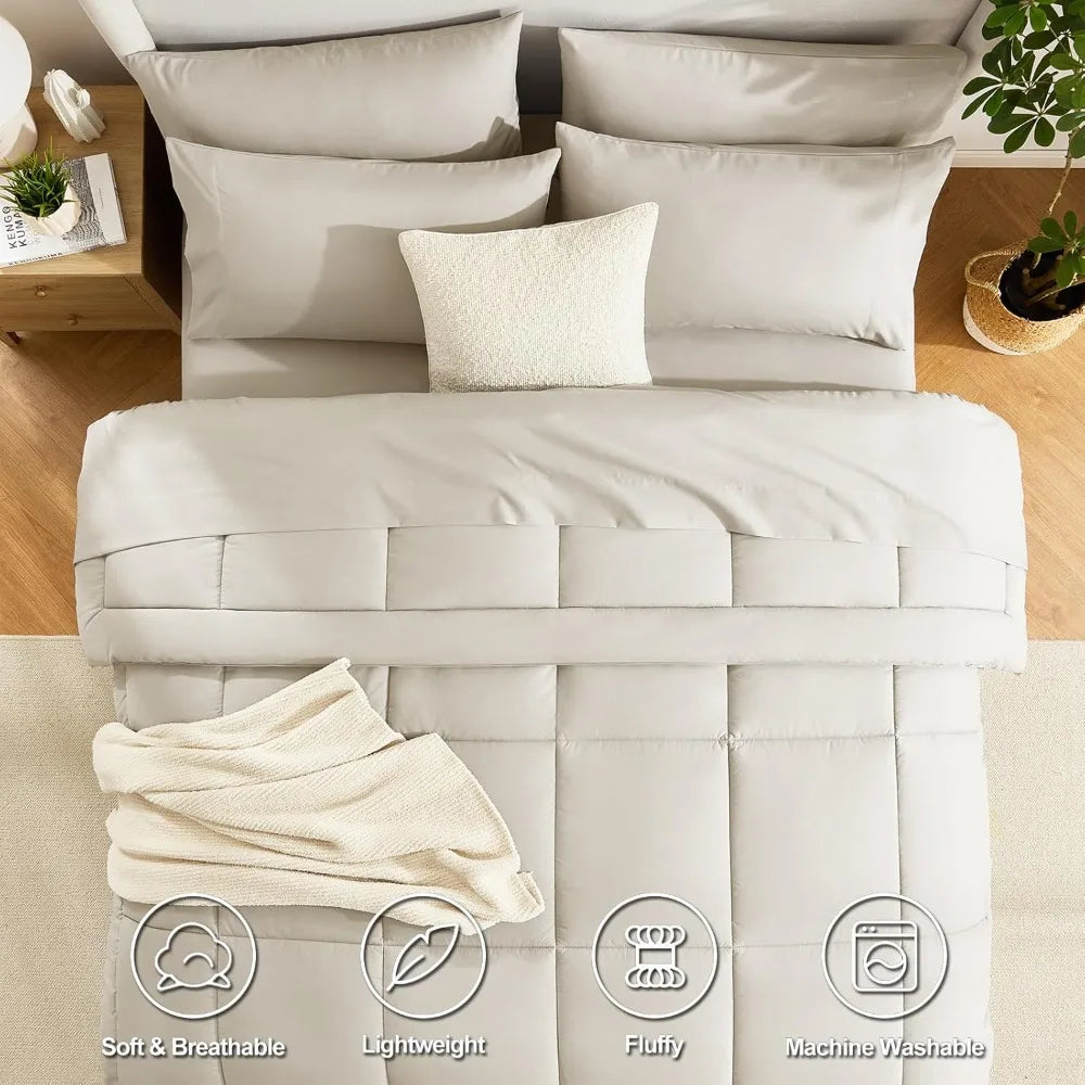 Bed In A Bag All Season 7 Piece Comforter Ensemble