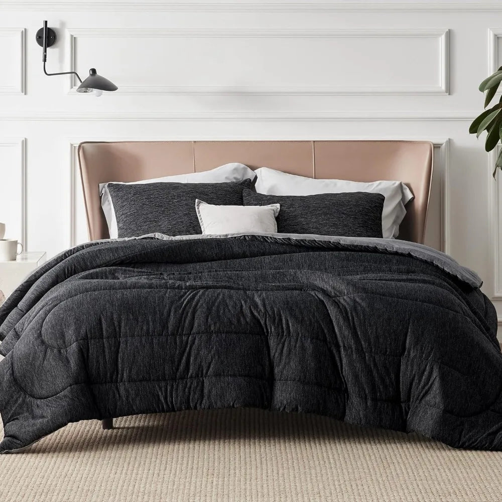 All Season Reversible Comforter Set 3 Piece Bedding