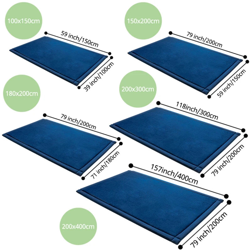 Japanese Tatami Rug Baby Play Mat For Crawling Anti Slip