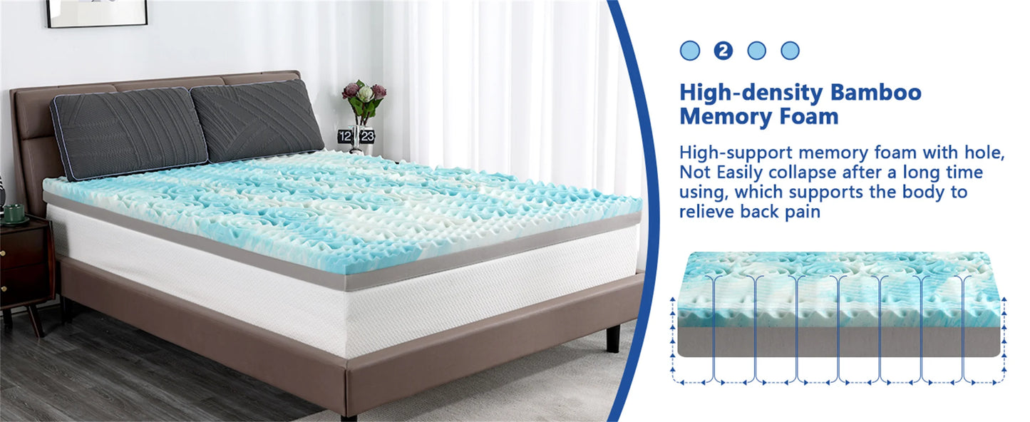 Hcore Reversible Memory Foam Mattress For Back Pain Relief