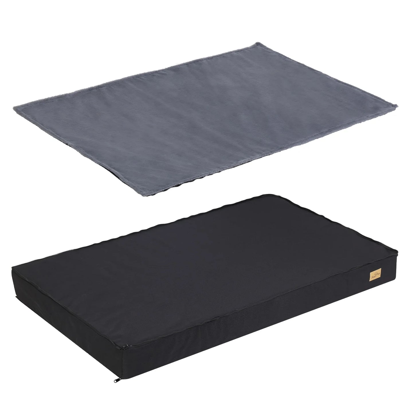 NONECN Orthopedic Memory Foam Dog Bed With Waterproof Removable Cover