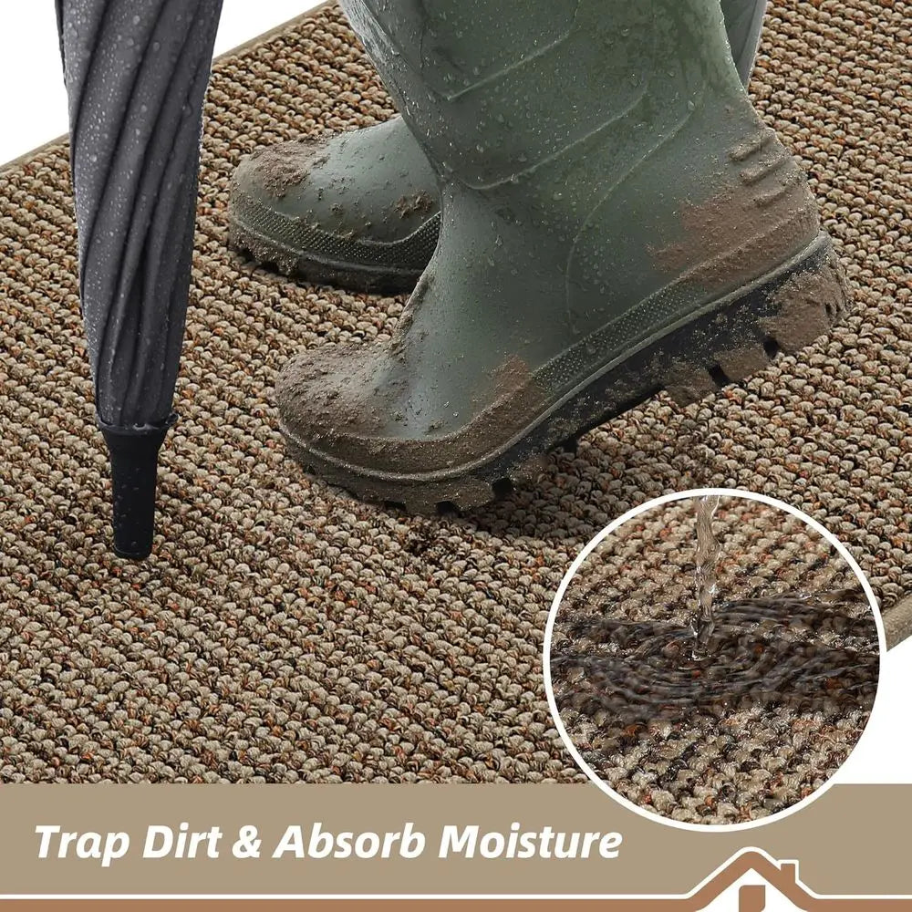 Dirt Trapper Door Mat Non Slip Washable Entrance Mat