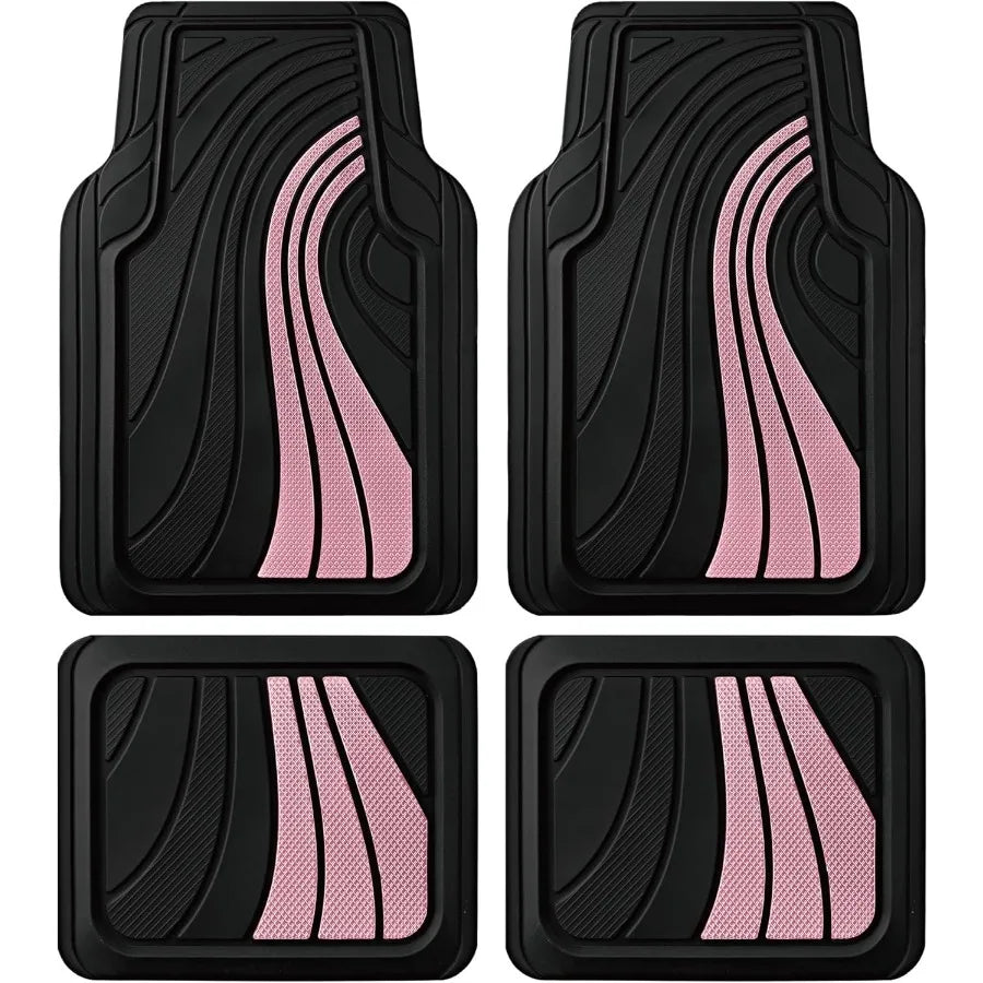All-Weather Car Floor Mats Aluminum Design For Sedans SUVs Vans
