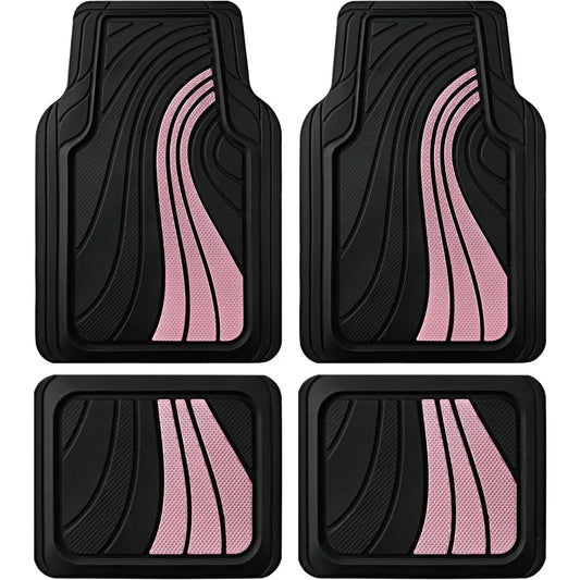All-Weather Car Floor Mats Aluminum Design For Sedans SUVs Vans