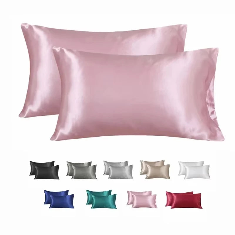 NONECN Silk Pillowcase Satin Hair Beauty Pillow Cover
