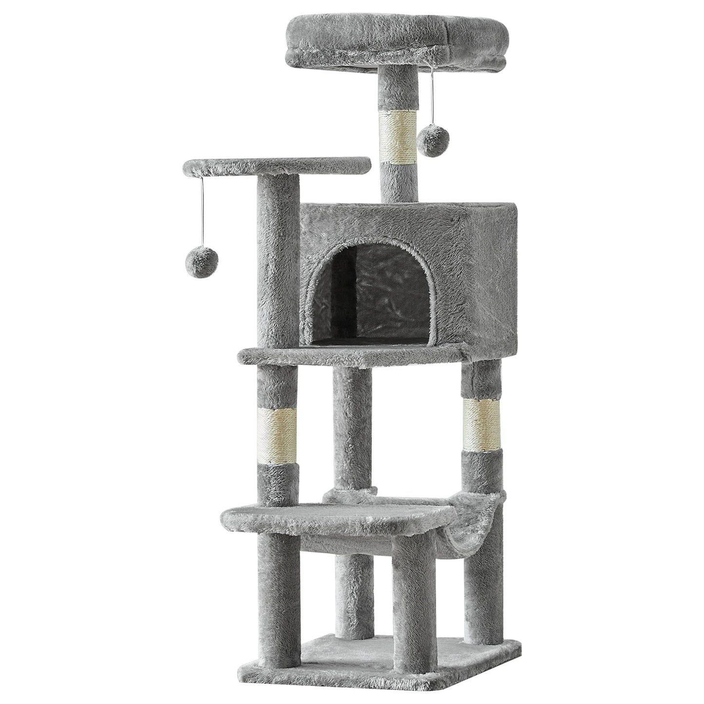 JHK Cat Tree Indoor Multi Cat Climbing Tower With Scratching Posts