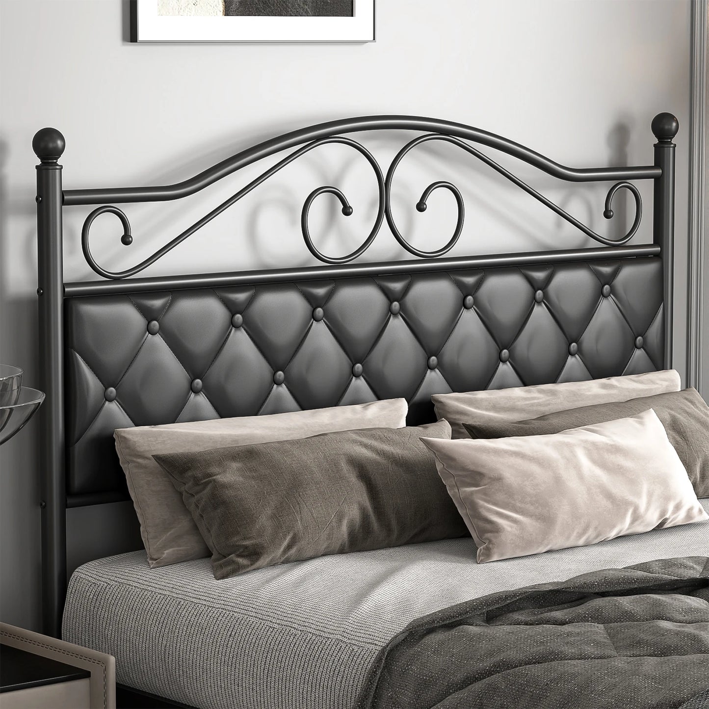 MERRONIX Upholstered Headboard for Bed Frames and Sleep Comfort